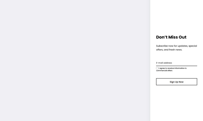 Basic - Newsletter sidebar