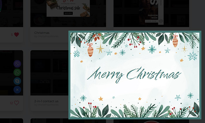 Christmas greeting card