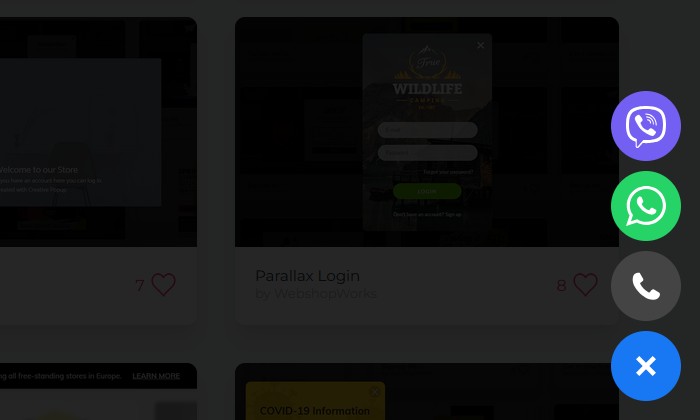 Contact icons