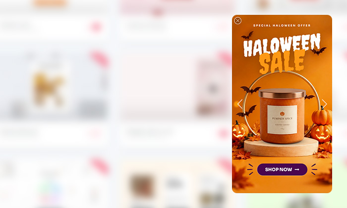 Halloween product sale