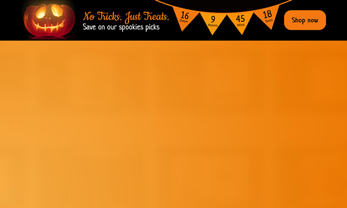 Halloween top bar push