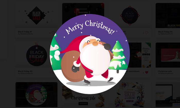 Santa walks