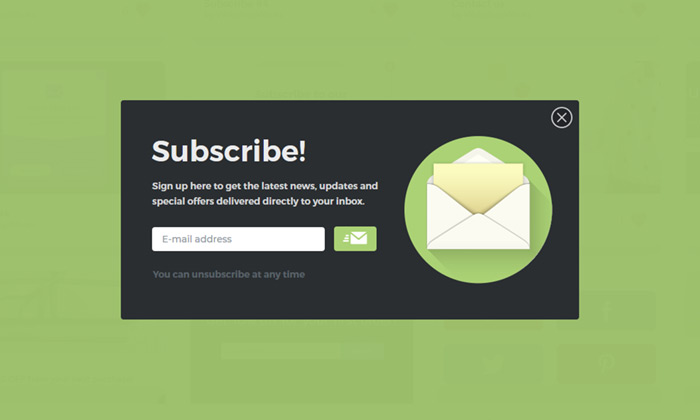 Subscribe - popup