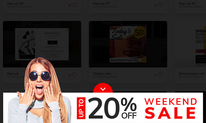 Weekend sale